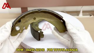 04495-BZ010 04495BZ010 Bremsbacken für Toyota