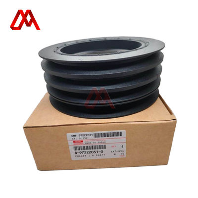 Truck Part Wholesale 8972220313 8-97222031-3 Crankshaft Damper Pulley Excavator Crankshaft Pulley for ISUZU 4HK1