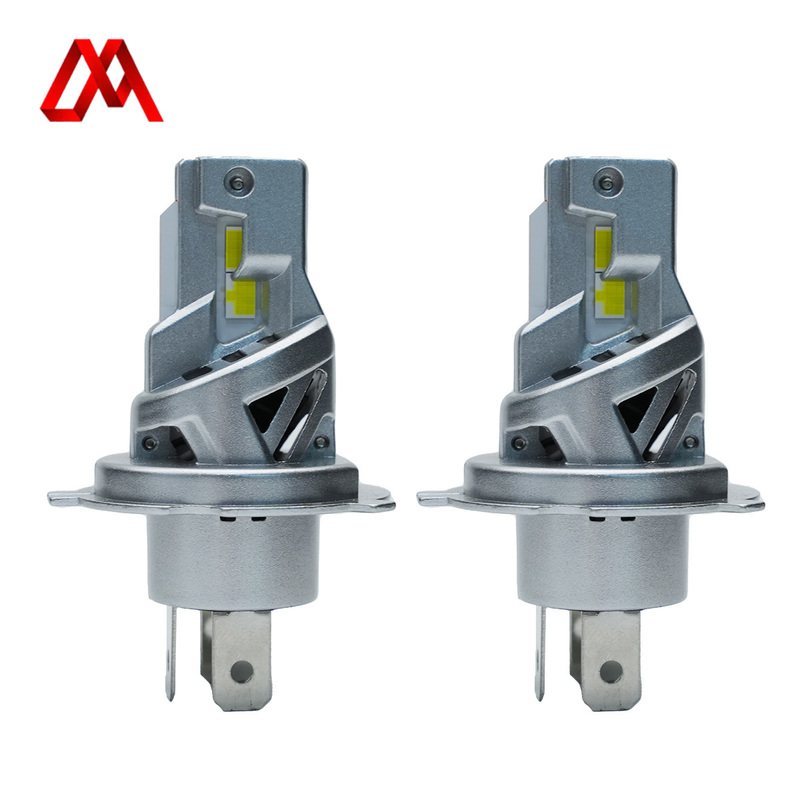 V04 64W 7000LM 6000K H4 4060 Chips Superior Aviation Aluminum LED Headlight Bulb